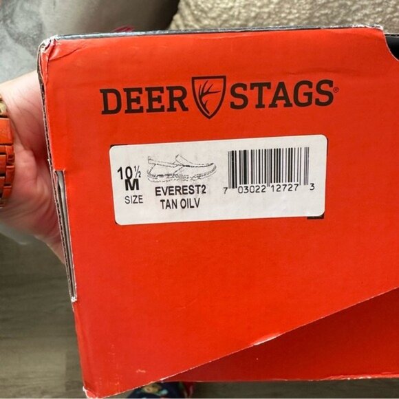 Deer Stags Everest2 Tan Slip-On Comfort Loafers Mens 10.5M Casual Gorpcore main image 5